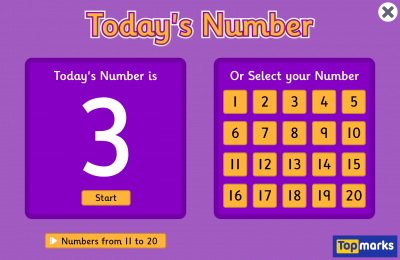 Learn numbers up to 20